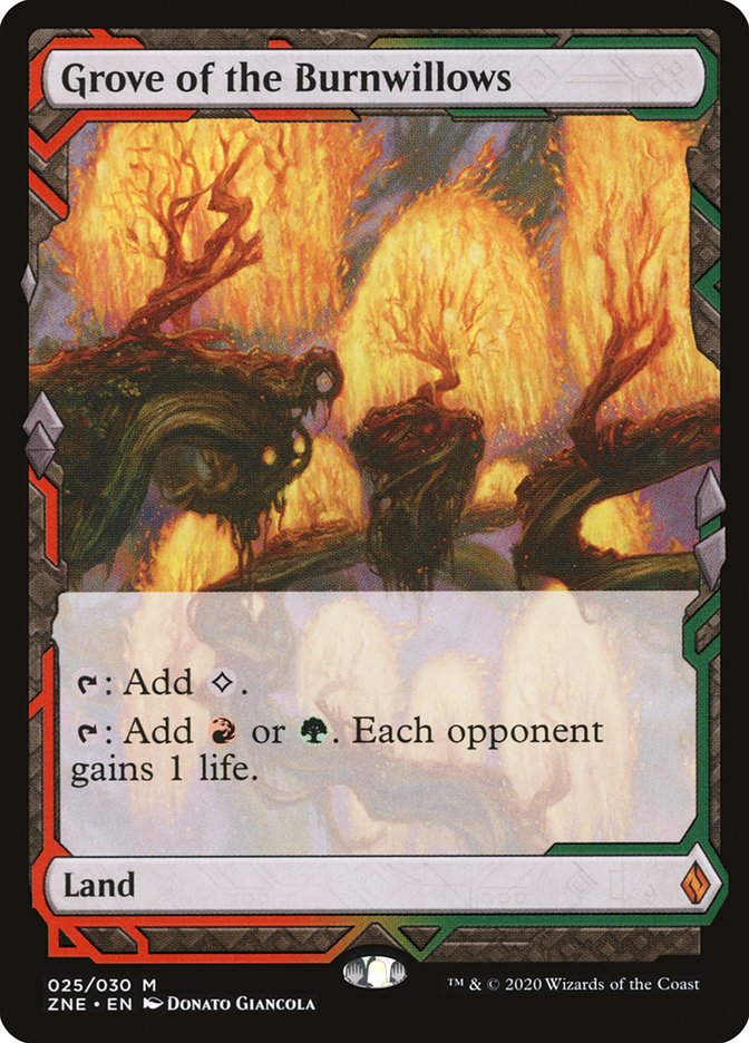 Arboleda de los sauces ardientes (Expediciones) [Expediciones de Zendikar Rising]