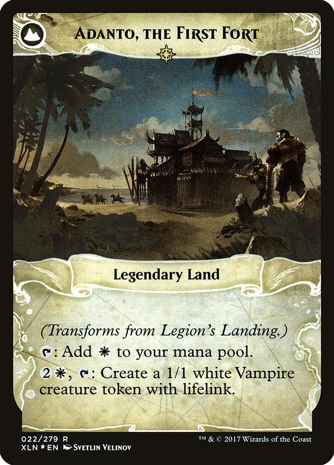 L'Avant-poste de la Légion // Adanto, la première forteresse [Cartes promos d'avant-première d'Ixalan]