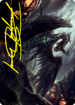 Carta de arte de Beledros Witherbloom (firma estampada en oro) [Strixhaven: Serie de arte Escuela de Magos]