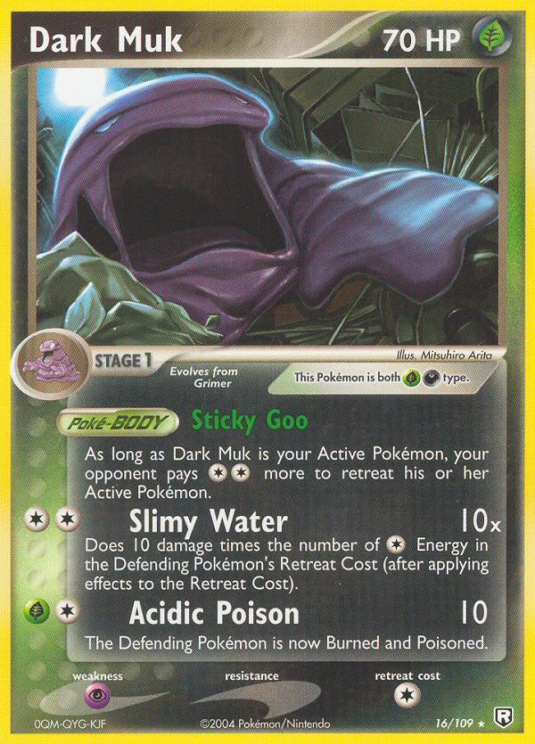 Muk Oscuro (16/109) [EX: Regreso del Team Rocket]