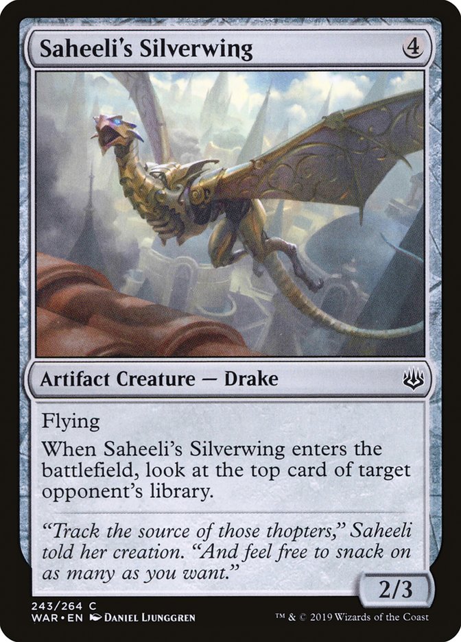 Ailes d'argent de Saheeli [La Guerre des Planeswalkers]