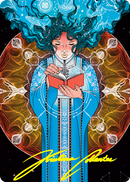 Carte illustrée Oubli (signature estampée or) [Série illustrée Strixhaven: l'académie des mages]