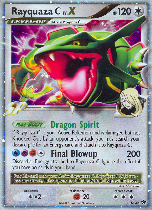 Rayquaza C LV.X (DP47) [Diamant & Perle : Cartes Promo Étoile Noire]