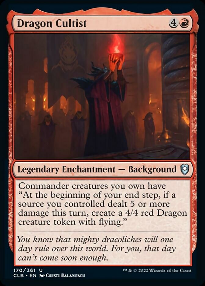 Cultiste draconique [Commander Legends : Bataille pour la Porte de Baldur]