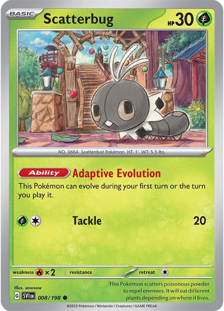 Scatterbug (008/198) [Escarlata y Púrpura: Set Base]