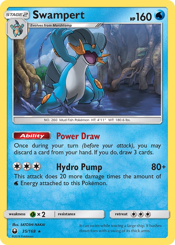 Swampert (35/168) (Exclusiva de Baraja Temática) [Sol y Luna: Tormenta Celestial]