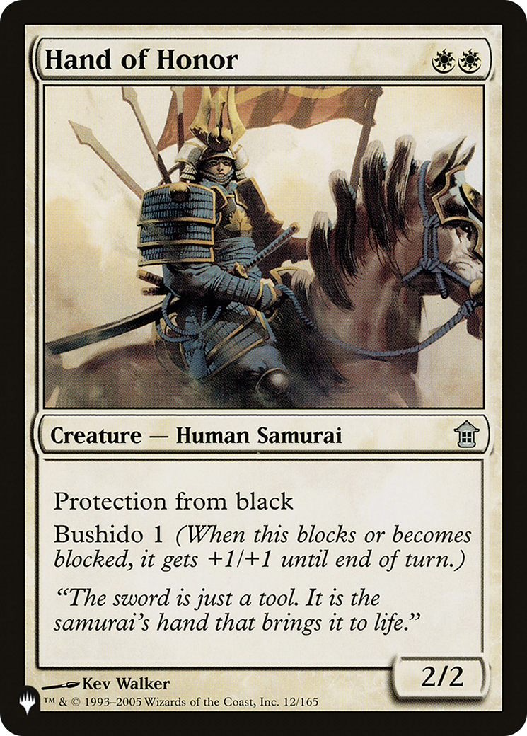 Mano de Honor [La Lista]
