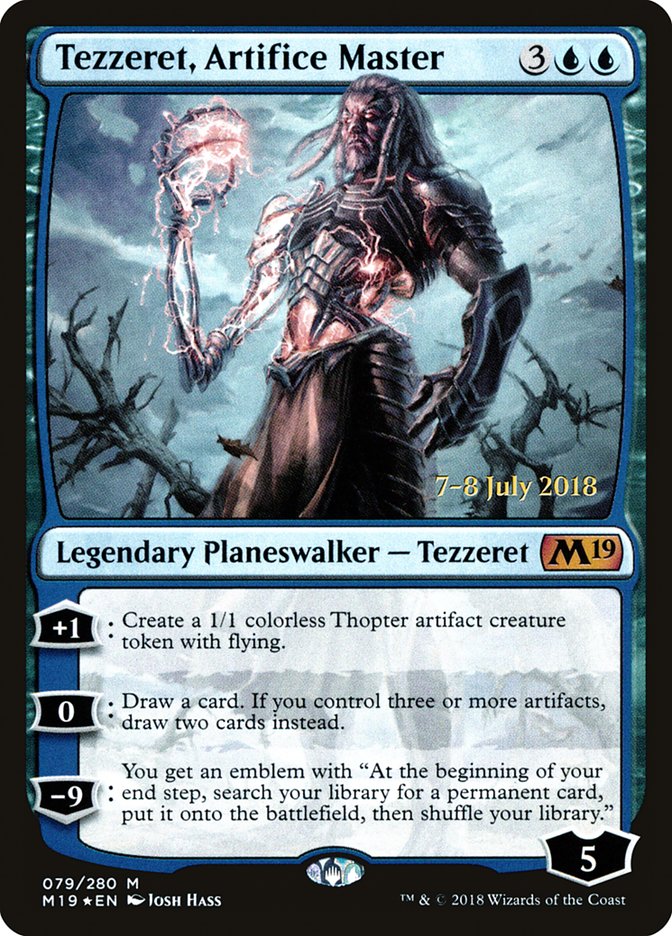 Tezzeret, maître de l'artifice [Extensions d'avant-première de Core Set 2019]