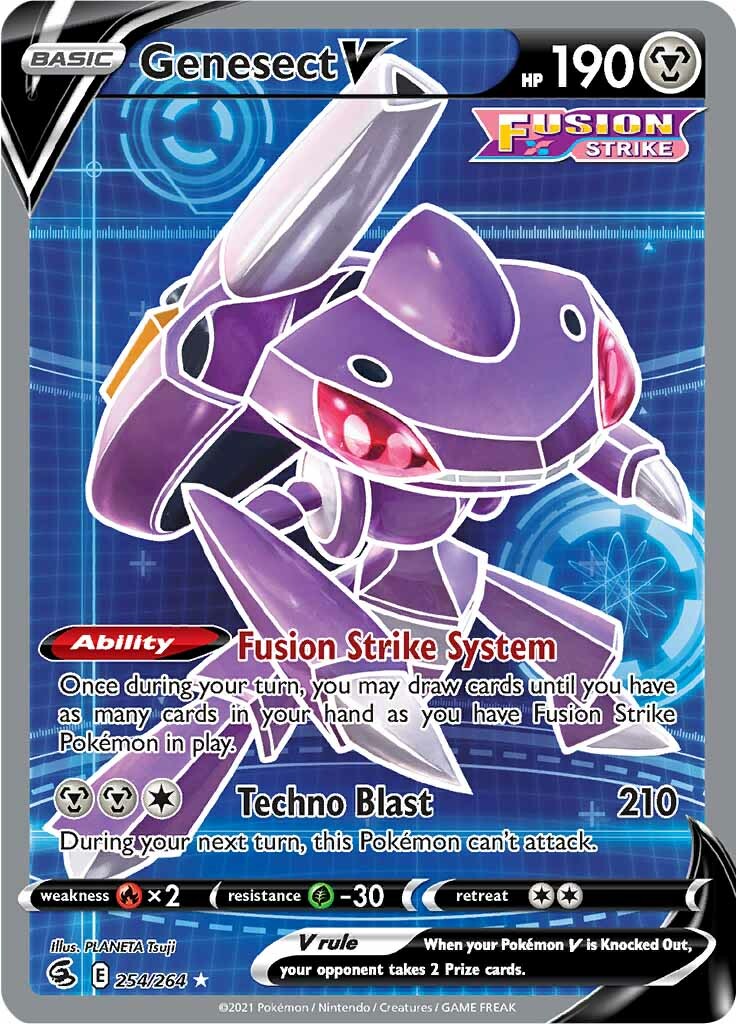 Genesect V (254/264) [Épée et Bouclier : Poing de Fusion]