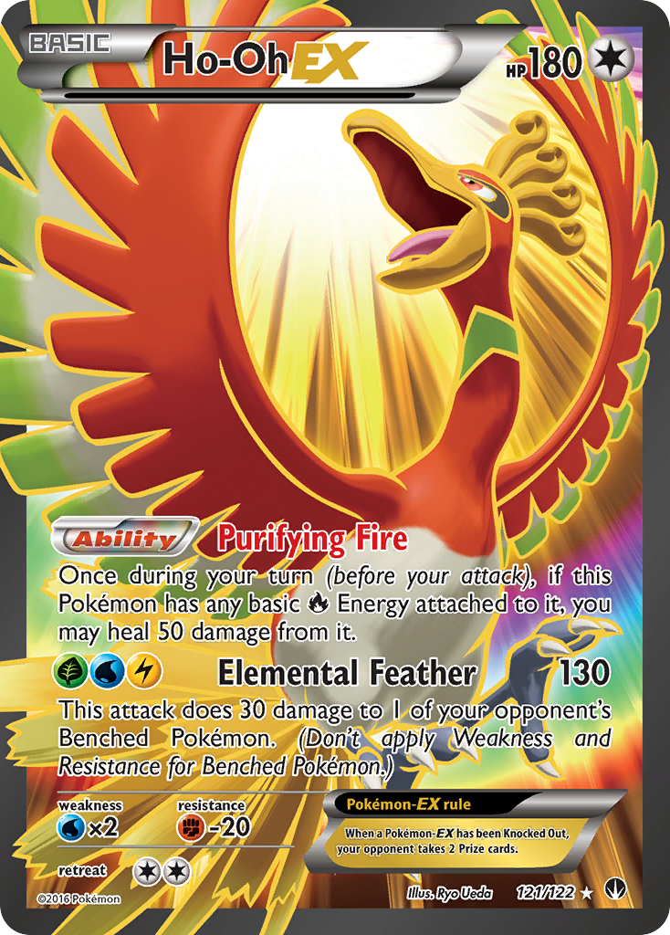 Ho-Oh EX (121/122) [XY: Rupture TURBO]