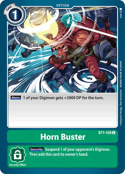 Horn Buster [BT1-108] [Lanzamiento Special Booster Ver.1.0]