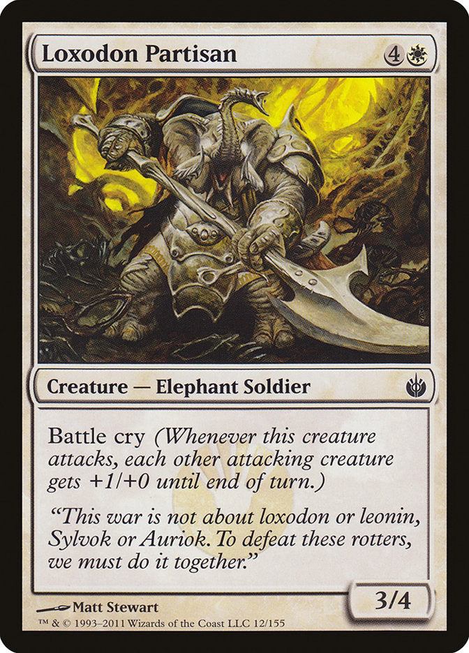 Partisan loxodon [Mirrodin assiégé]
