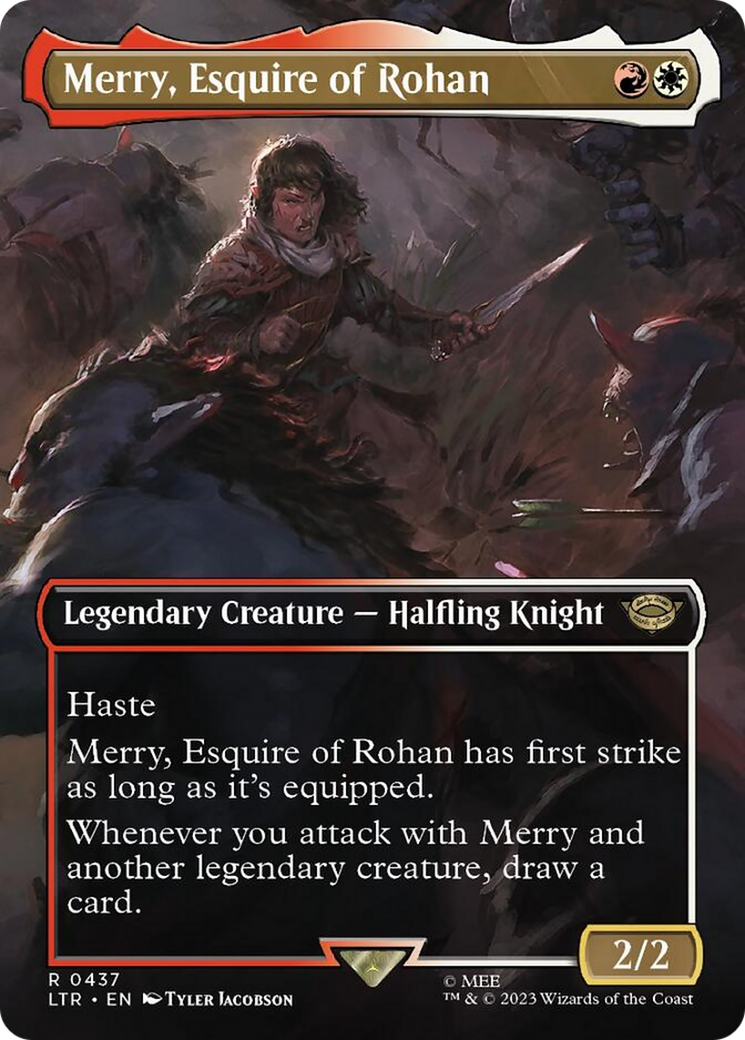 Merry, écuyer de Rohan (Illustration alternative sans bordure) [Le Seigneur des Anneaux : Contes de la Terre du Milieu]