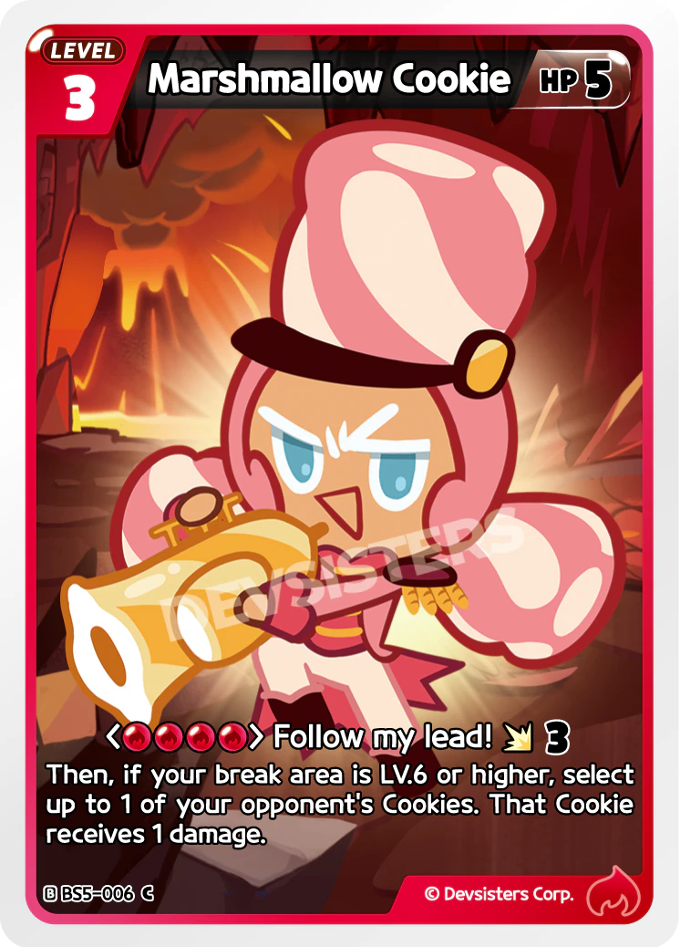 Image for Marshmallow Cookie (BS5-006) (BS5) - CookieRun: Braverse TCG