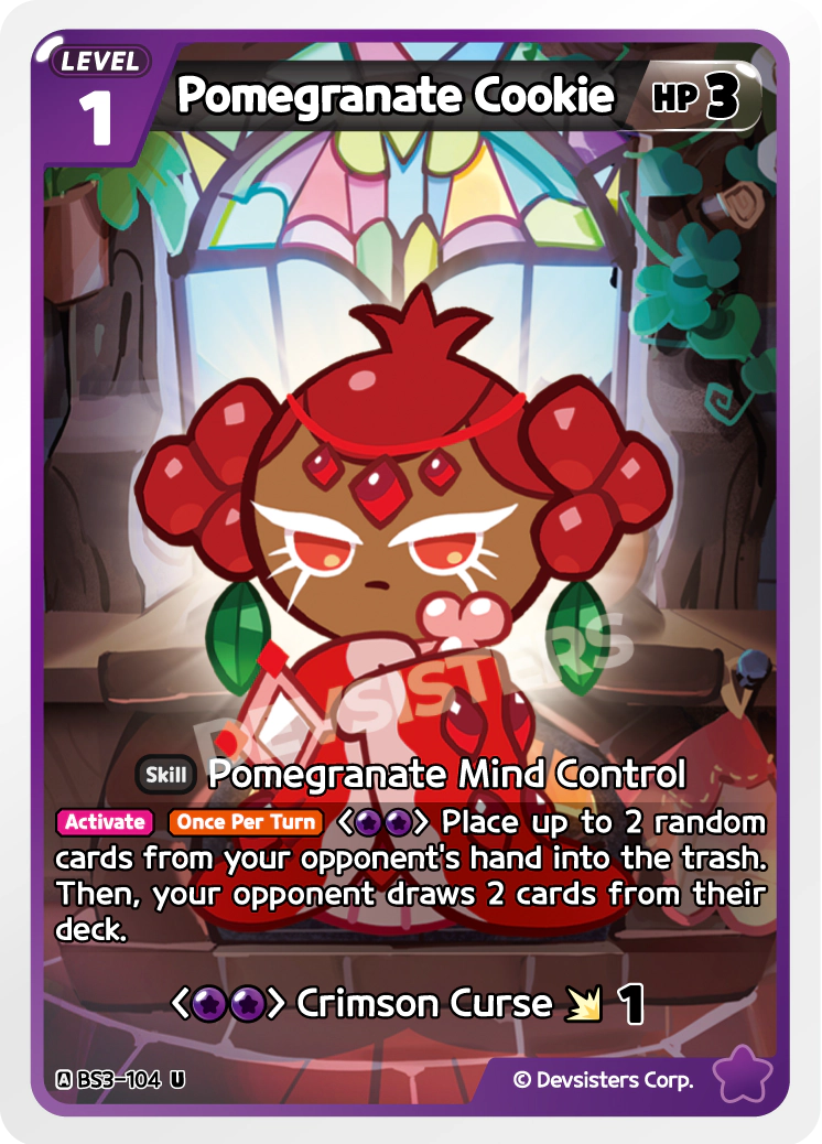 Image for Pomegranate Cookie (BS3-104) (BS3) - CookieRun: Braverse TCG