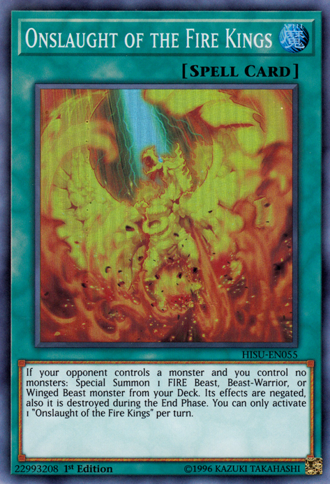 Onslaught of the Fire Kings [HISU-SP055] Super Rara