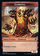 Soldat // Jeton double face élémental [Jetons Dominaria Uni]