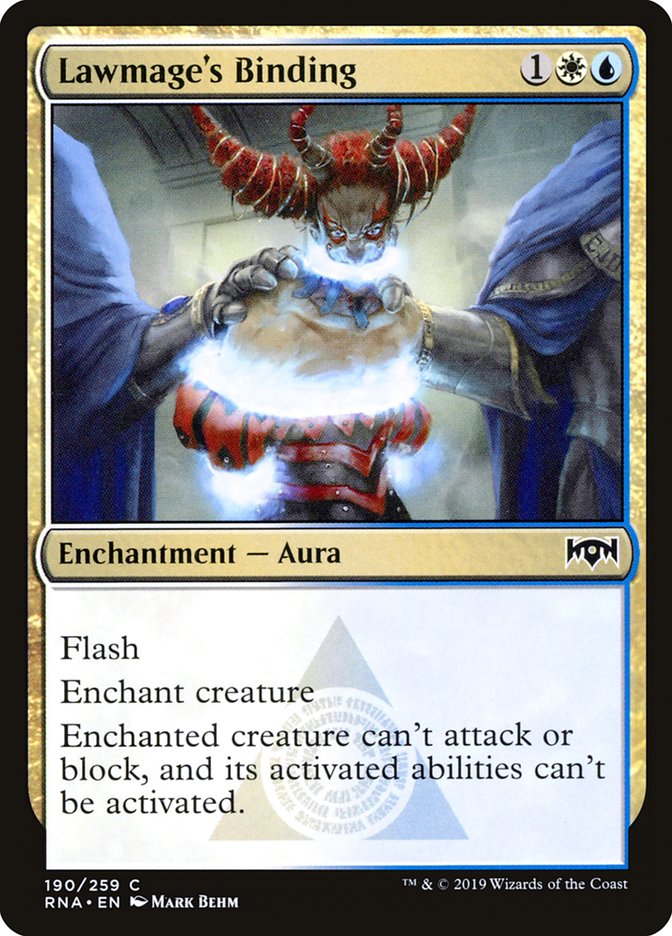 Accroche-mage de la Loi [Allégeance de Ravnica]