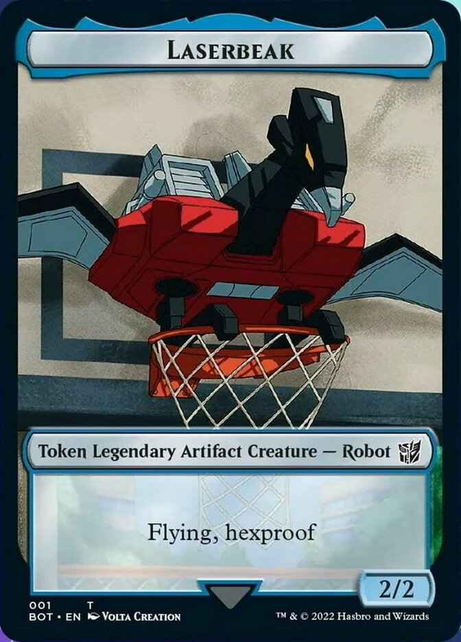 Powerstone // Laserbeak Jeton recto-verso [Jetons La Guerre des frères]