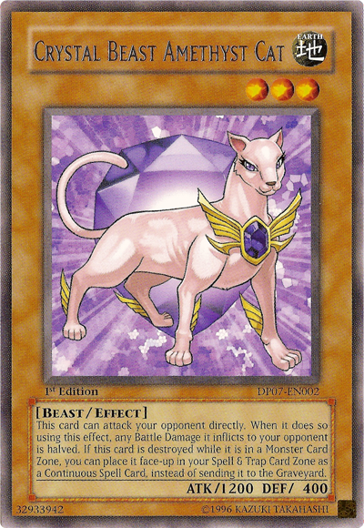 Bête Cristalline Chatte Saphir [DP07-FR002] Rare