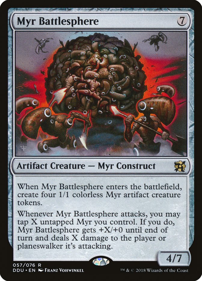 Sphère de bataille myr [Duel Decks: Elves vs. Inventors]