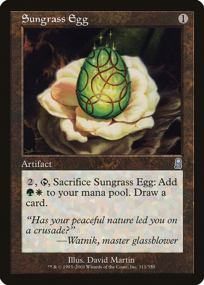 Œuf de sungrass [Odyssée]
