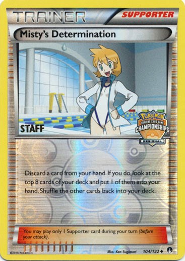 Determinación de Misty (104/122) (Personal del Campeonato Regional Promocional) [XY: Punto de Ruptura]