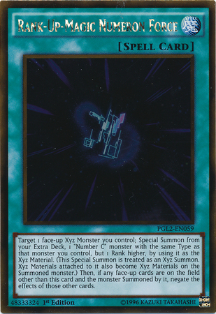Force de Magie-Rang-Plus Numéron [PGL2-FR059] Gold Rare