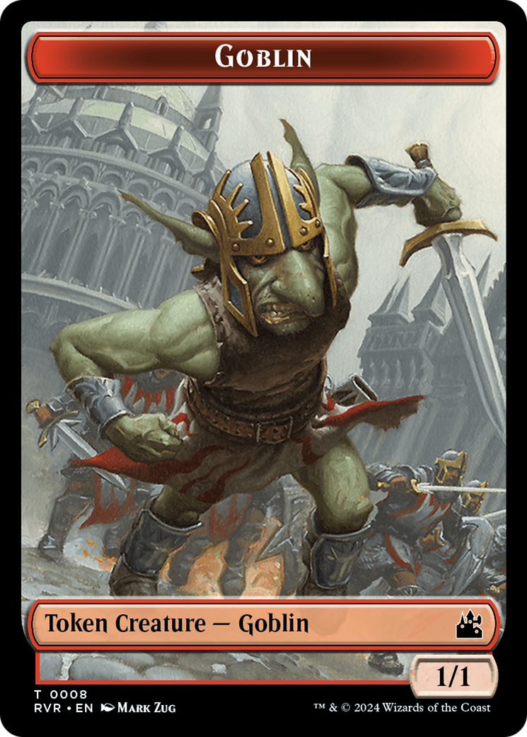 Goblinoïde (0008) // Esprit (0004) Jeton double face [Jetons de Ravnica Remastered]