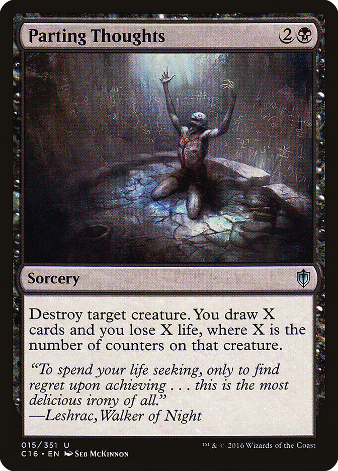 Últimos pensamientos [Commander 2016]