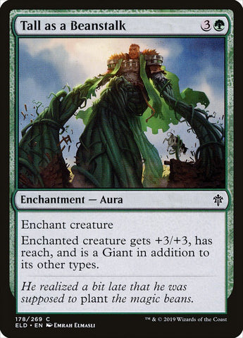 Alto como el tallo de frijol [Trono de Eldraine]