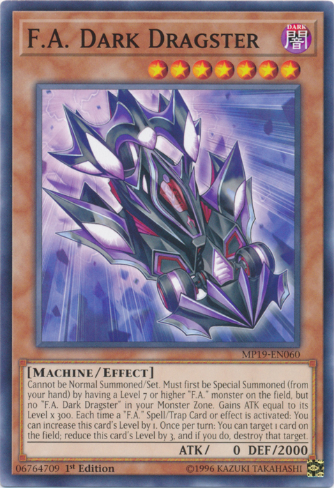 F.A. Dragster Oscuro [MP19-EN060] Común