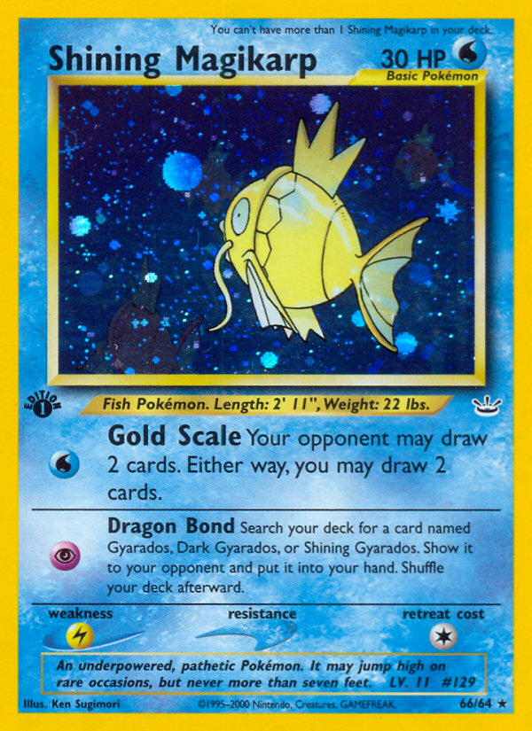 Magikarp Brillante (66/64) [Neo Revelation 1ª Edición]