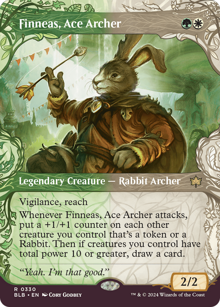 Finneas, archer d'élite (vitrine) [Bloomburrow]