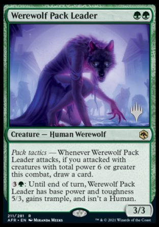 Chef de meute loup-garou (Pack promo) [Donjons & Dragons : Adventures in the Forgotten Realms Promos]