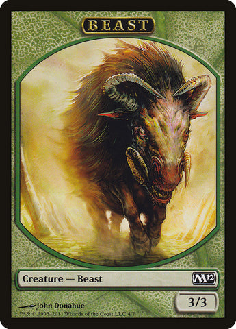 Ficha de Bestia [Magic 2012 Tokens]