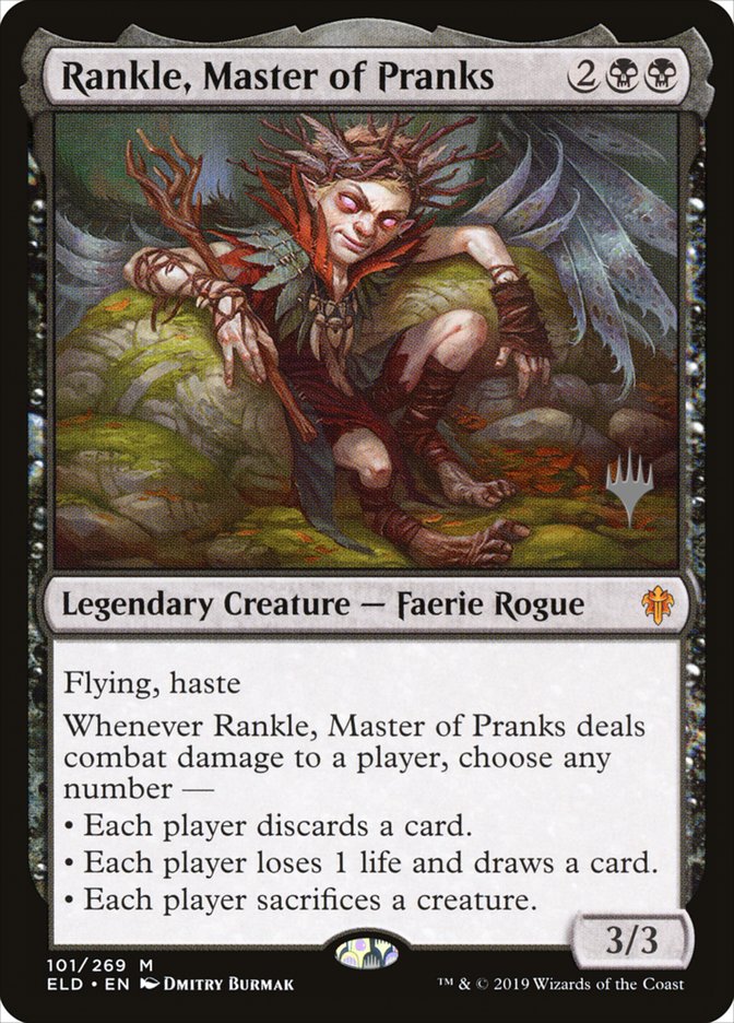 Rankle, maître des farces (pack promo) [Promos Le trône d'Eldraine]