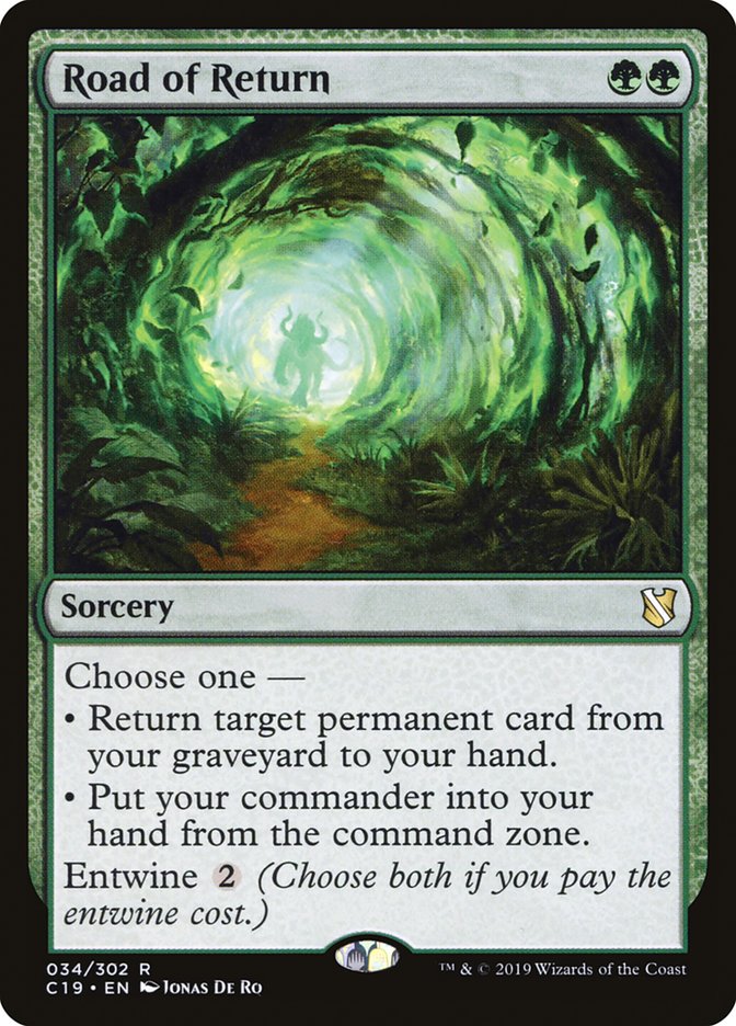 Chemin du retour [Commander 2019]