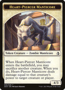 Manticora Clavacorazones // Ficha de Guerrero de Dos Caras [Tokens de Amonkhet]