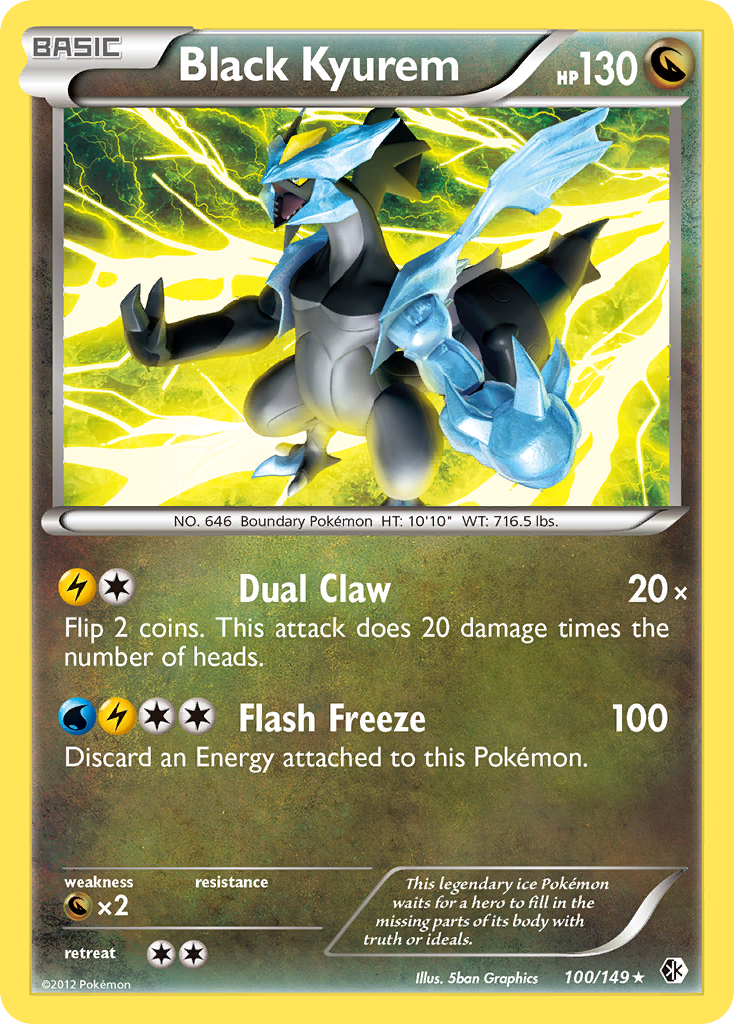 Kyurem Noir (100/149) [Noir & Blanc: Frontières Franchies]