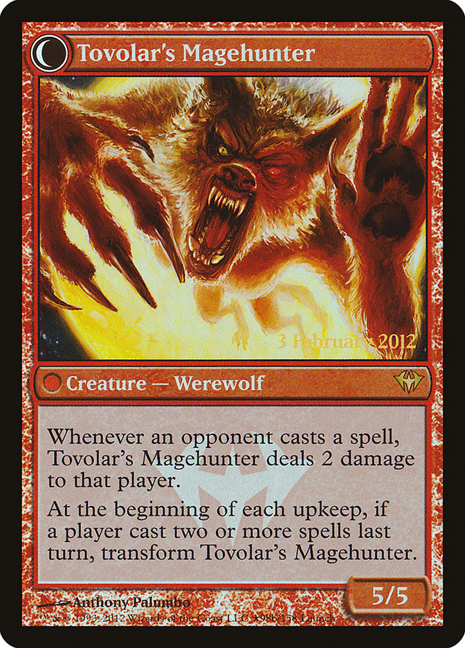 Chaman de Mondronen // Chasseuse de mages de Tovolar (Lancement) [Promos Dark Ascension]