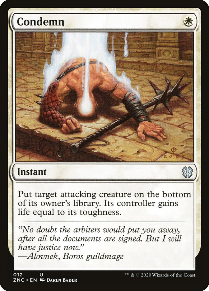 Condamner [Commander Zendikar Rising]