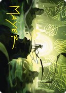 Legolas, Maître archer – Carte d'illustration (Signature estampillée or) [Le Seigneur des Anneaux : Contes de la Terre du Milieu - Série d'illustrations]
