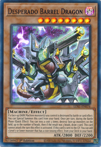 Dragón Barril Desperado (Azul) [LDS1-EN076] Ultra Rara
