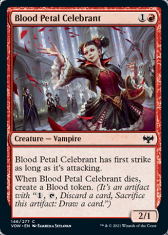 Celebrante de pétalos de sangre [Innistrad: Voto Carmesí]