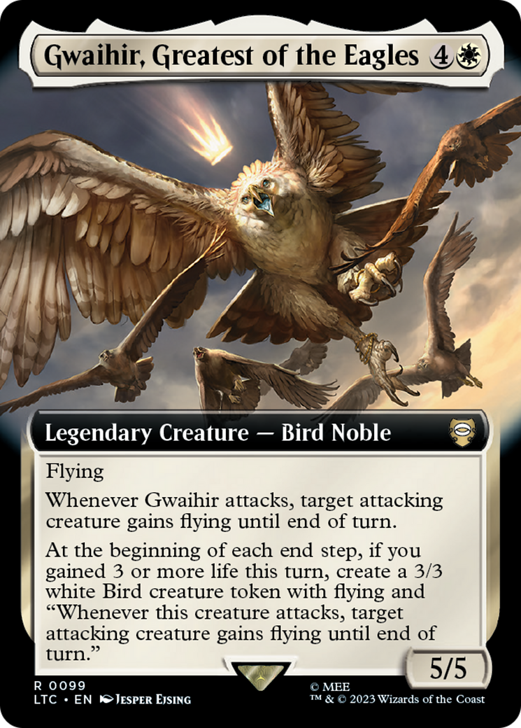 Gwaihir, le plus grand des Aigles (Extended Art) [Le Seigneur des Anneaux : Contes de la Terre du Milieu Commander]