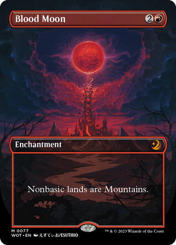 Luna de sangre (Anime sin borde) [Wilds of Eldraine: Cuentos encantados]
