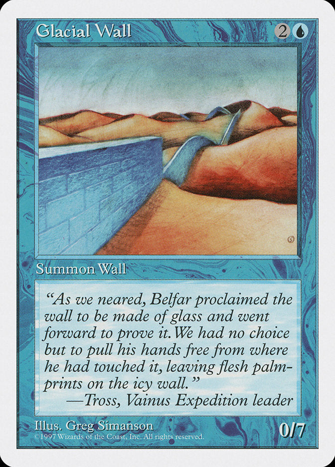 Mur glacial [Cinquième édition]