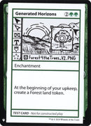 Horizons générés [Cartes de test de Mystère Booster]