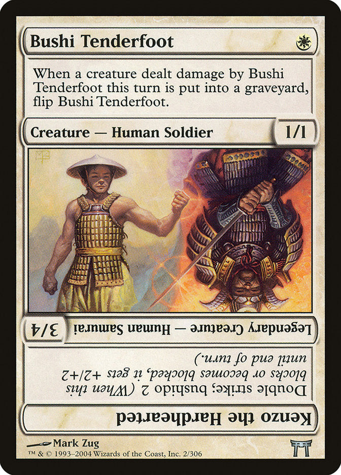 Bushi novice // Kenzo l'impitoyable [Champions de Kamigawa]